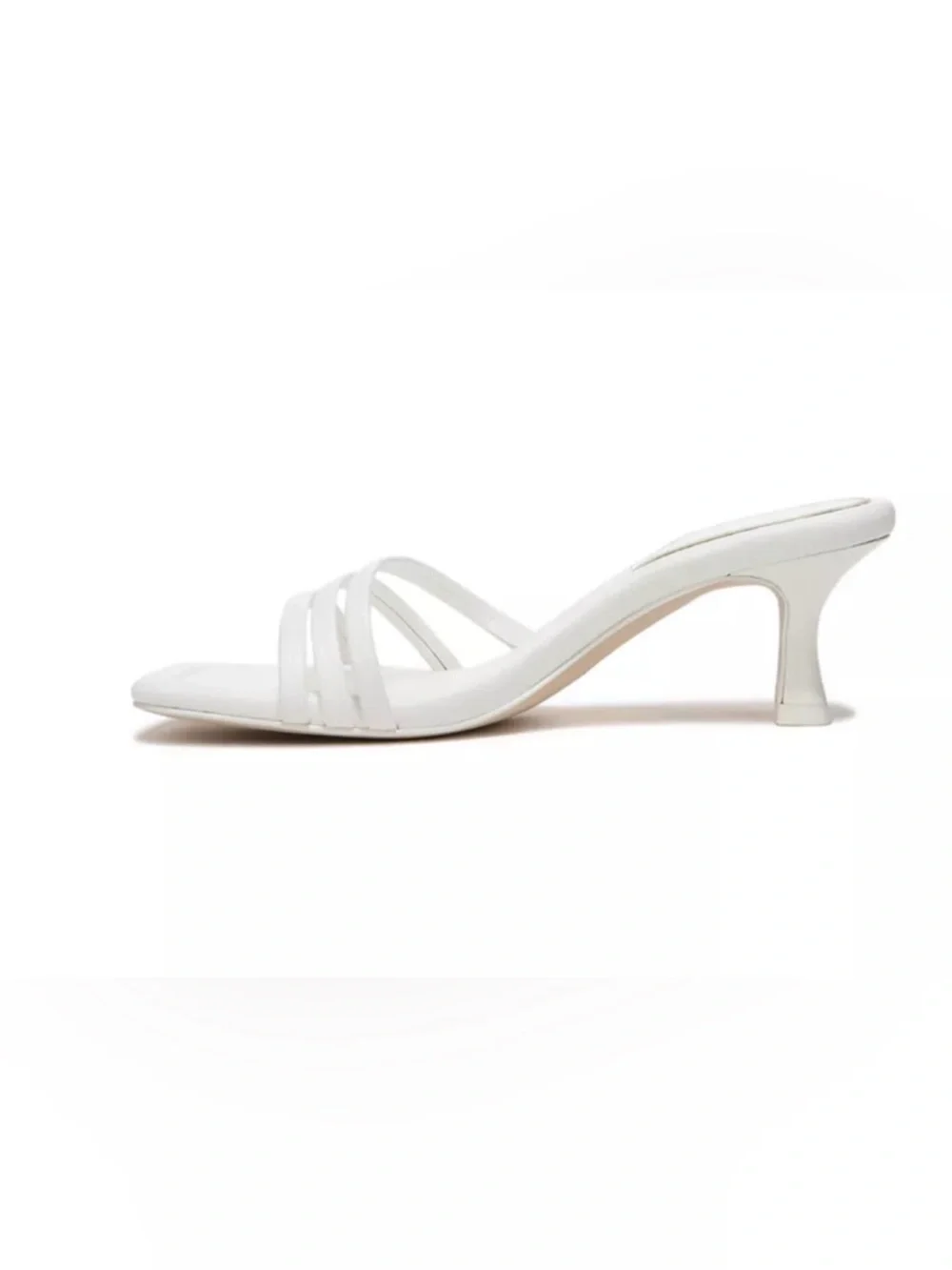 🚨Circus by Sam Edelman White Cecily Heeled Mules | Sz. 7.5M | (NWB) - Picture 5 of 9